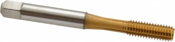Accupro 18349-01T Thread Forming Tap: Metric Coarse, Bottoming, Powdered Metal High Speed Steel, TiN Finish 
