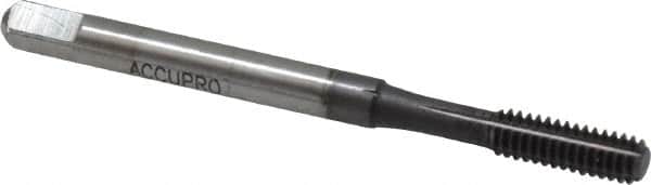Accupro 11625-01C Thread Forming Tap: #8-32, UNC, Bottoming, Powdered Metal High Speed Steel, TiCN Finish 