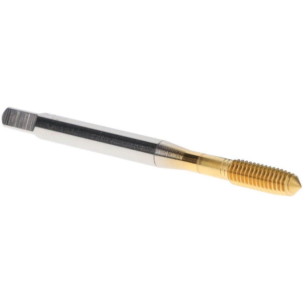 Thread Forming Tap: M4x0.70 Metric Coarse, Plug, Powdered Metal High Speed Steel, TiN Coated