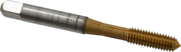 Accupro 18369-00T Thread Forming Tap: Metric Coarse, Plug, Powdered Metal High Speed Steel, TiN Finish 