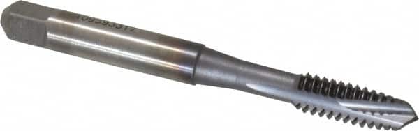 Accupro 30085-00C Spiral Point Tap: 1/4-20, UNC, 3 Flutes, Plug, 2B, Powdered Metal, TiCN Finish 