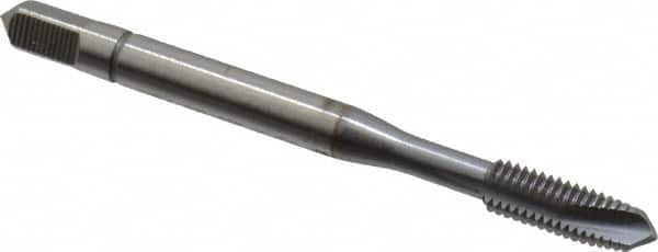 Accupro 31044-00C Spiral Point Tap: M5 x 0.8, Metric Coarse, 3 Flutes, Plug, 6H, Powdered Metal, TiCN Finish 
