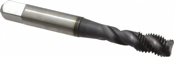 Spiral Flute Tap: 5/16-24, UNF, 3 Flute, Modified Bottoming, 3B Class of Fit, Powdered Metal, TICN Finish