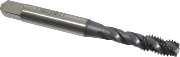 Accupro 43055-01C Spiral Flute Tap: M6 x 1.00, Metric Coarse, 3 Flute, Modified Bottoming, 6H Class of Fit, Powdered Metal, TICN Finish 