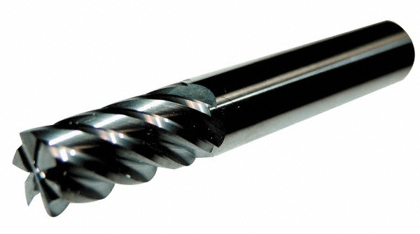 Accupro 12183846 Square End Mill: 1 Dia, 1-3/4 LOC, 1 Shank Dia, 4 OAL, 6 Flutes, Solid Carbide Image