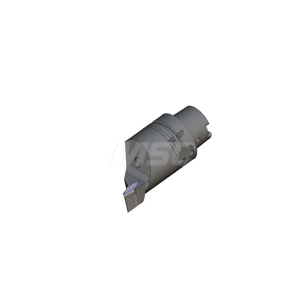Modular Turning & Profiling Cutting Unit Head: Size HSK A63, 110 mm Head Length, Internal or External, Right Hand