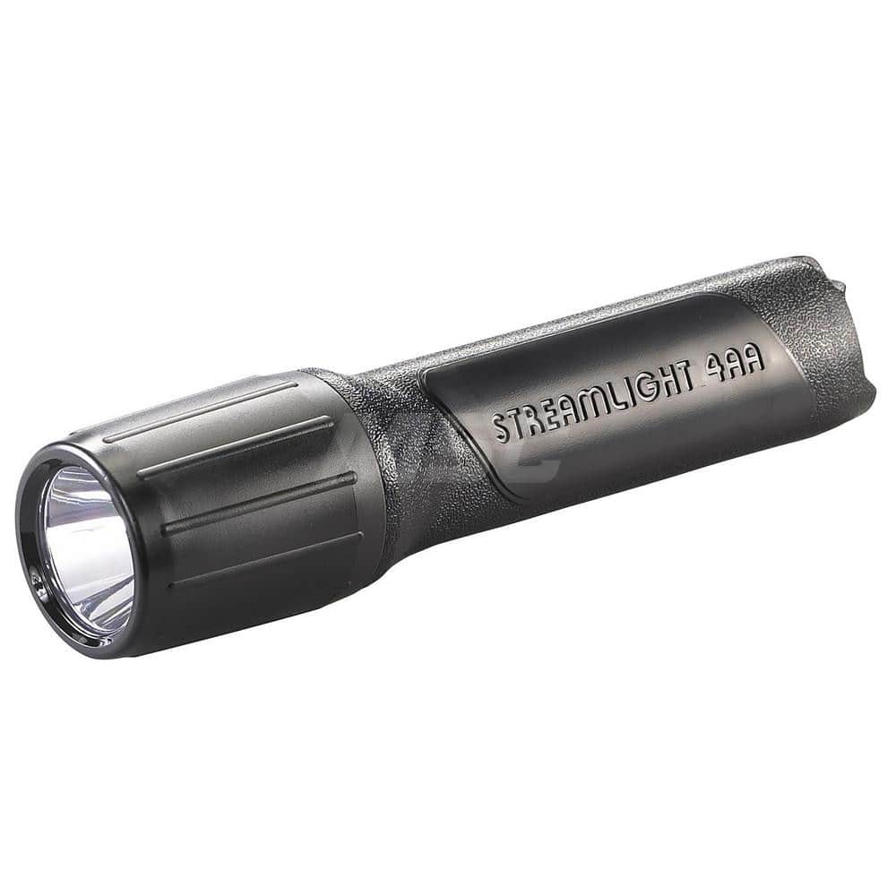 Handheld Flashlight: LED, 6 hr Max Run Time, AA Battery