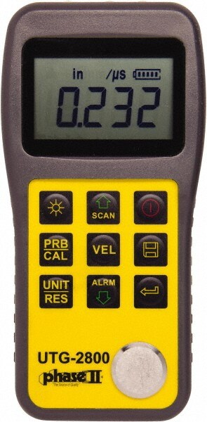 0.04" to 12" Measurement, 0.001" Resolution Electronic Thickness Gage