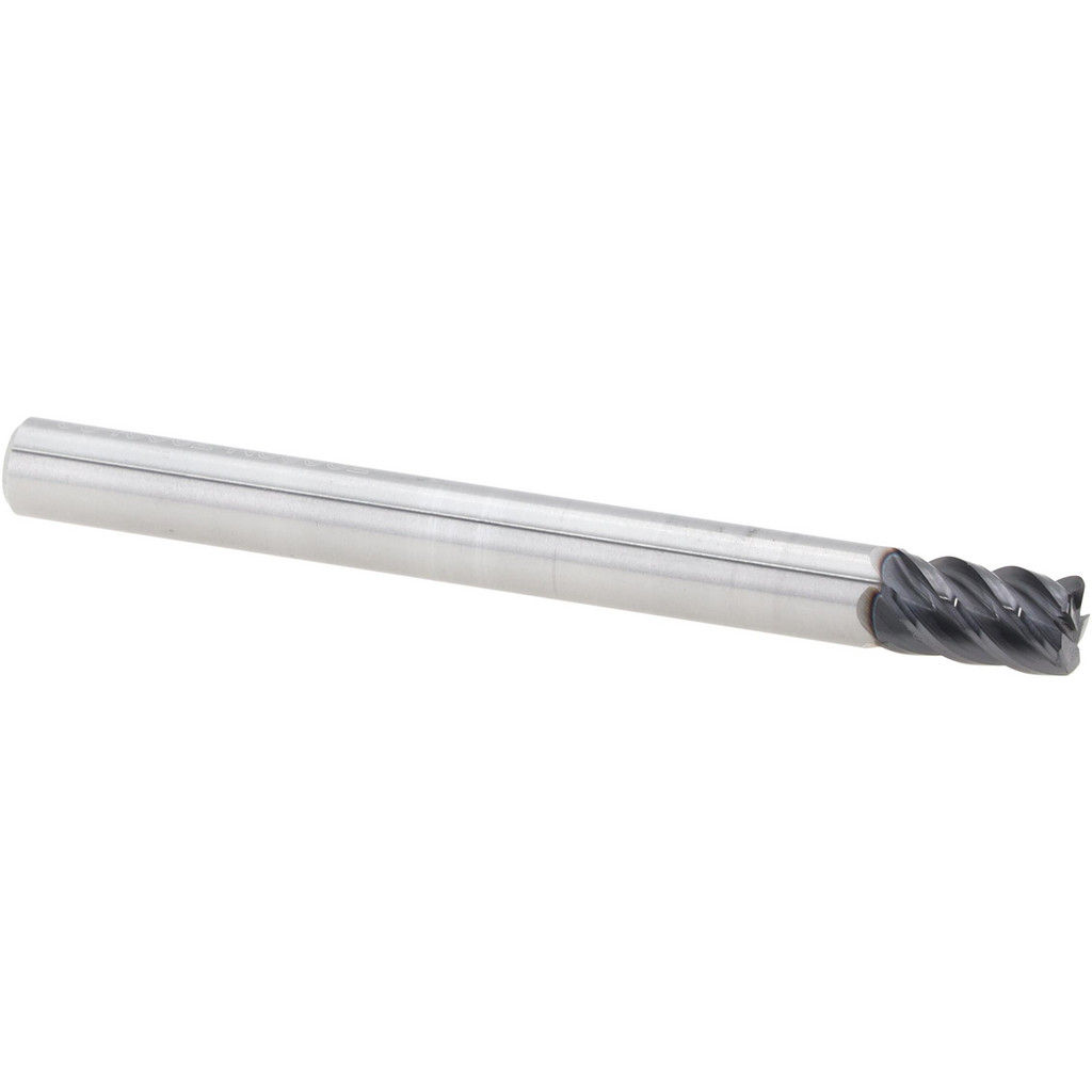 Niagara Cutter 17006984 Corner Radius End Mill: 3/16" Dia, 5/16" LOC, 0.02" Radius, 5 Flutes, Solid Carbide Image