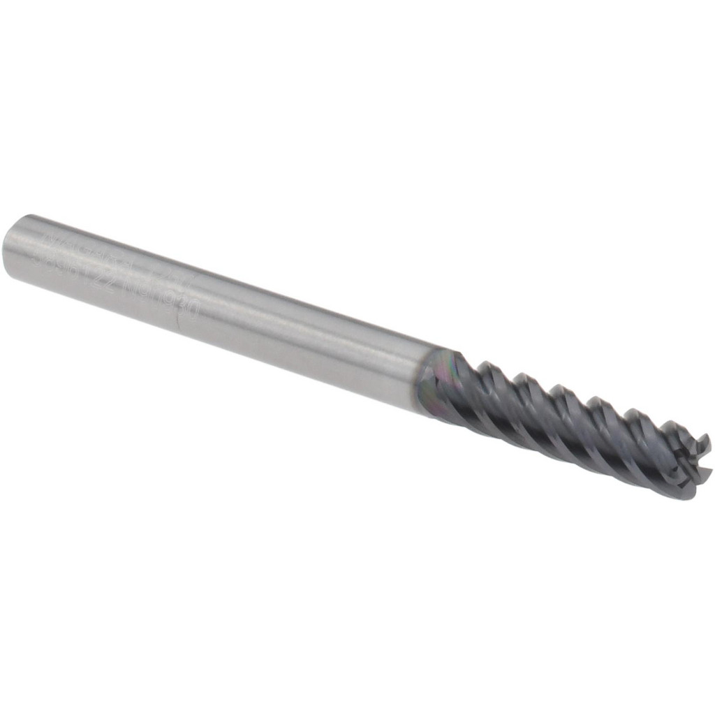 Niagara Cutter 17006982 Corner Radius End Mill: 1/8" Dia, 1/2" LOC, 0.02" Radius, 5 Flutes, Solid Carbide Image
