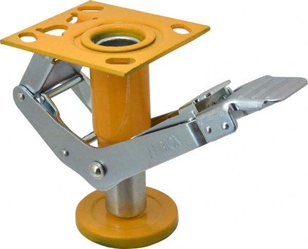 Albion 110LE0680 7-1/2" Mounting Height, Position Floor Lock for 6" Diam Caster Wheels 