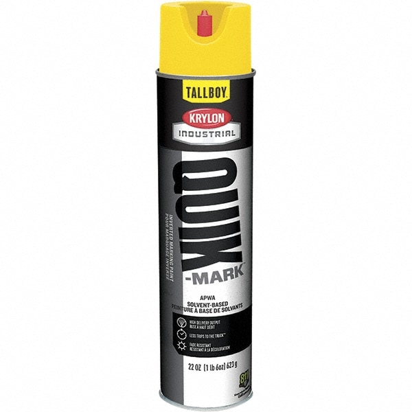 Krylon T03821007 22 fl oz Yellow Marking Paint Image