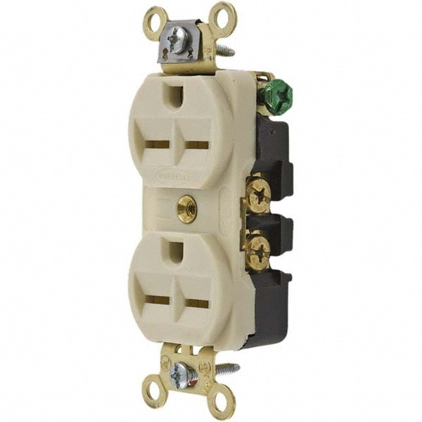 Hubbell Receptacle Duplex Twist Lock 15A 125V NOS 75806 Free USA Shipping