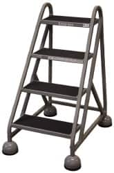 Cotterman D0840027-02 Steel Rolling Ladder: 4 Step 