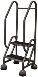 Cotterman C0840093 Steel Rolling Ladder: 2 Step 