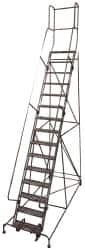 Cotterman D0470039-23 Steel Rolling Ladder: 16 Step 