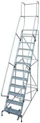 Cotterman D0470051-05 Steel Rolling Ladder: 12 Step 