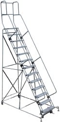 Cotterman D0470039-01 Steel Rolling Ladder: 13 Step Image