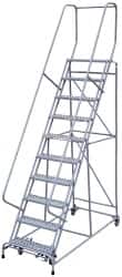 Cotterman D0460095-27 Steel Rolling Ladder: 10 Step 