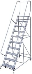 Cotterman D0460095-27 Steel Rolling Ladder: 10 Step Image