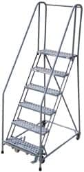 Cotterman D0460092-23 Steel Rolling Ladder: 6 Step 