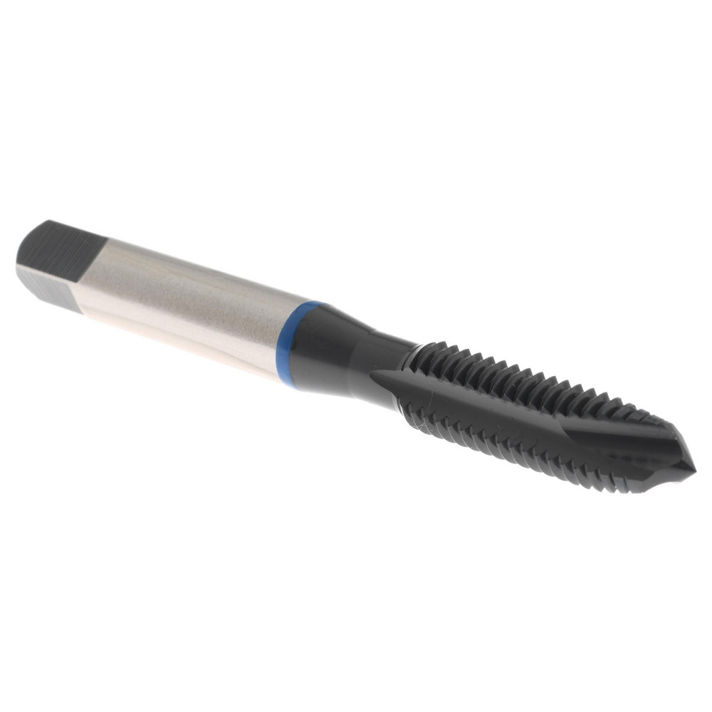 Spiral Point Tap: M8x1.25, 3 Flutes, Plug, Vanadium High Speed Steel, Oxide Coated