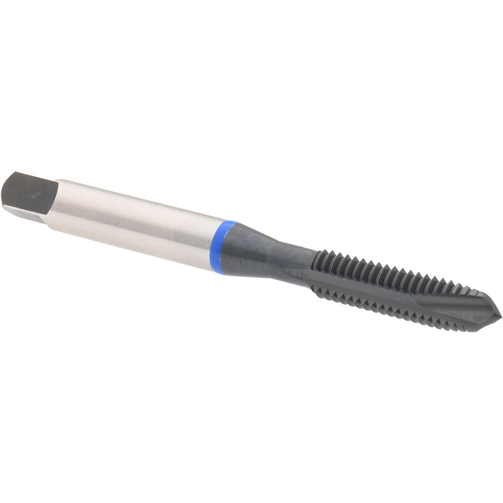 Spiral Point Tap: M6x1.00, 3 Flutes, Plug, Vanadium High Speed Steel, Oxide Coated
