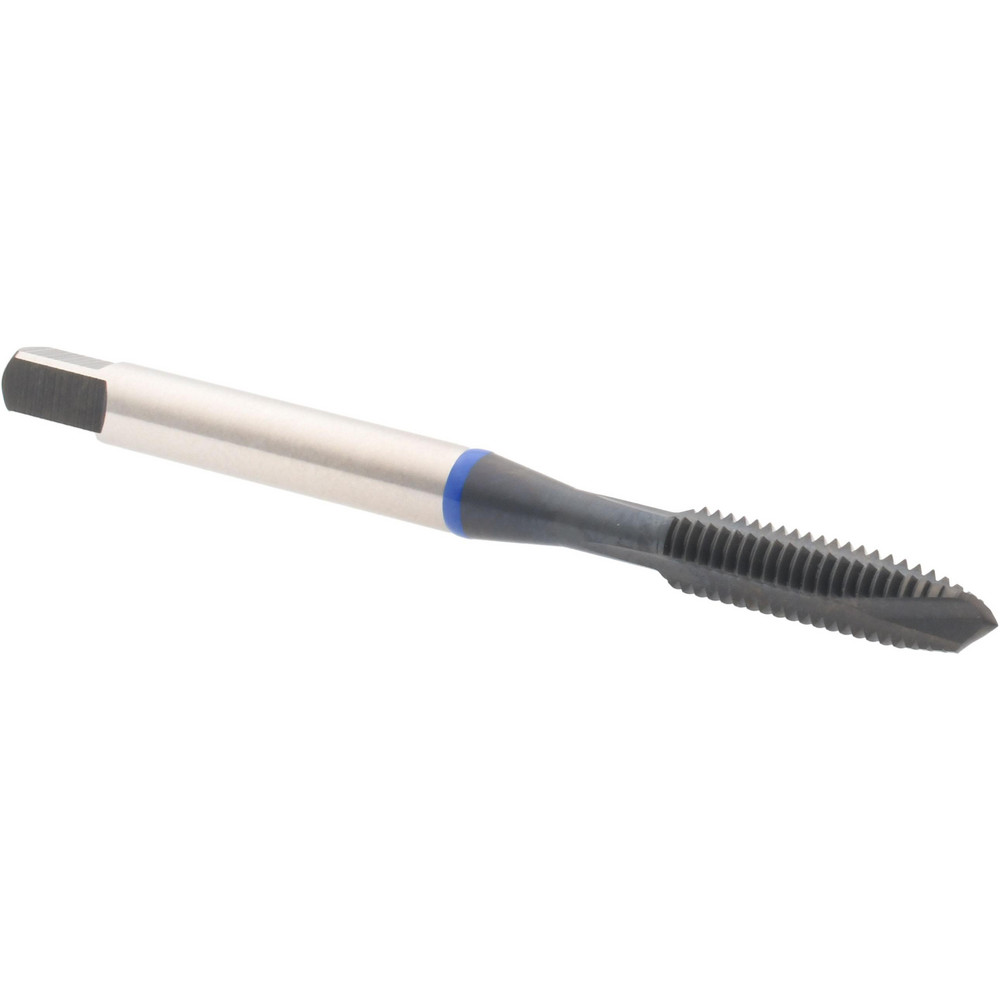 Spiral Point Tap: #10-32, 3 Flutes, Plug, Vanadium High Speed Steel, Oxide Finish