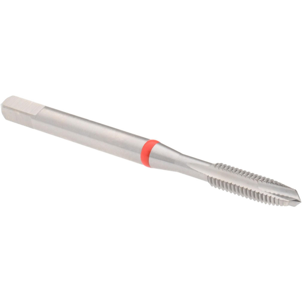 Spiral Point Tap: M4 x 0.7, 3 Flutes, Plug, 6H, Vanadium High Speed Steel, Bright Finish