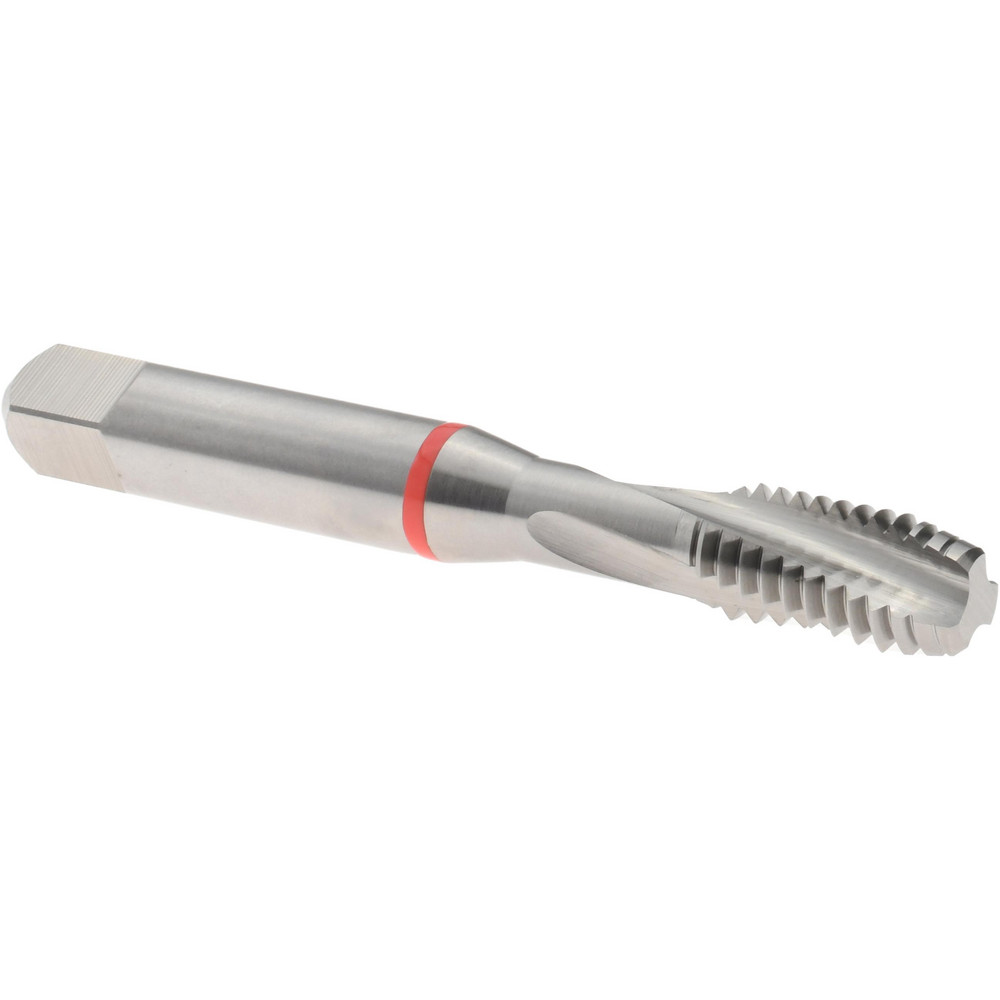 Spiral Flute Tap: 3/8-16, 3 Flutes, Modified Bottoming, 3B Class of Fit, Vanadium High Speed Steel, Bright/Uncoated