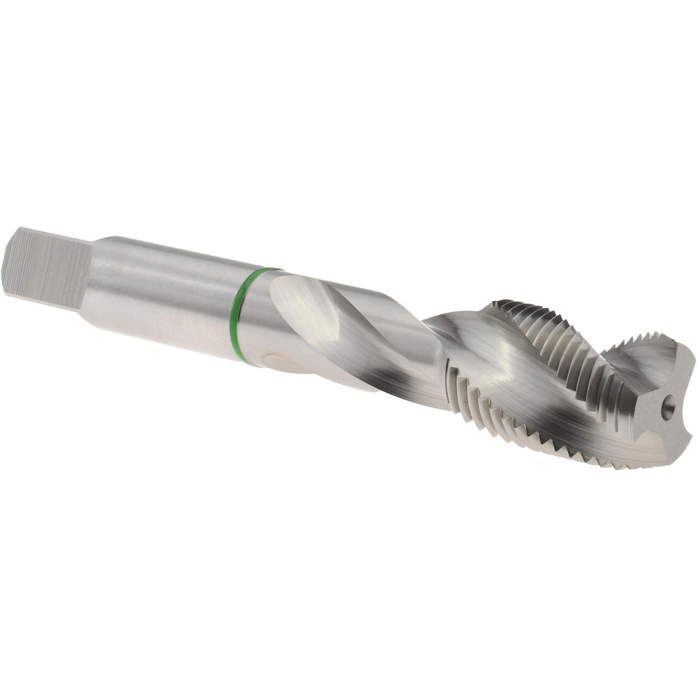 Spiral Flute Tap: 5/8-18, 3 Flutes, Modified Bottoming, 2B Class of Fit, Vanadium High Speed Steel, Bright/Uncoated