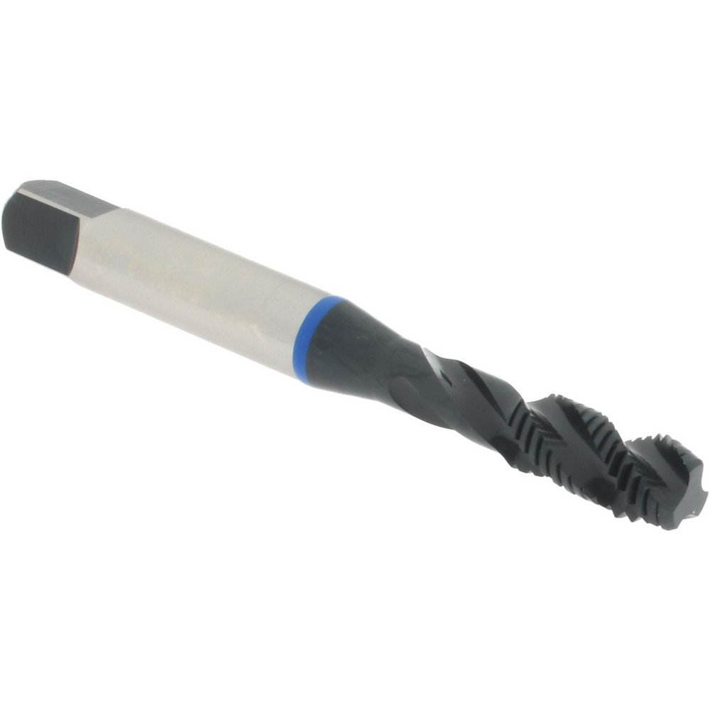 Spiral Flute Tap: 5/16-24, 3 Flute, Modified Bottoming, 3B Class of Fit, Vanadium High Speed Steel, Oxide Finish