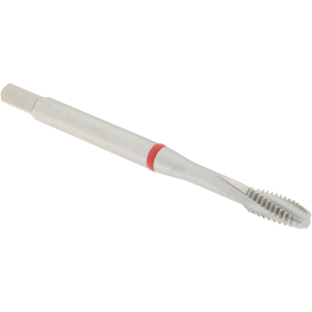 Spiral Flute Tap: #8-32, 3 Flute, Modified Bottoming, Vanadium High Speed Steel, Bright/Uncoated