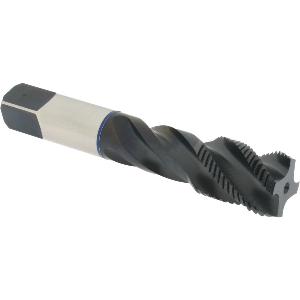 Accupro T1604803 Spiral Flute Tap: #1-12, 4 Flute, Modified Bottoming, Vanadium High Speed Steel, Oxide Finish 