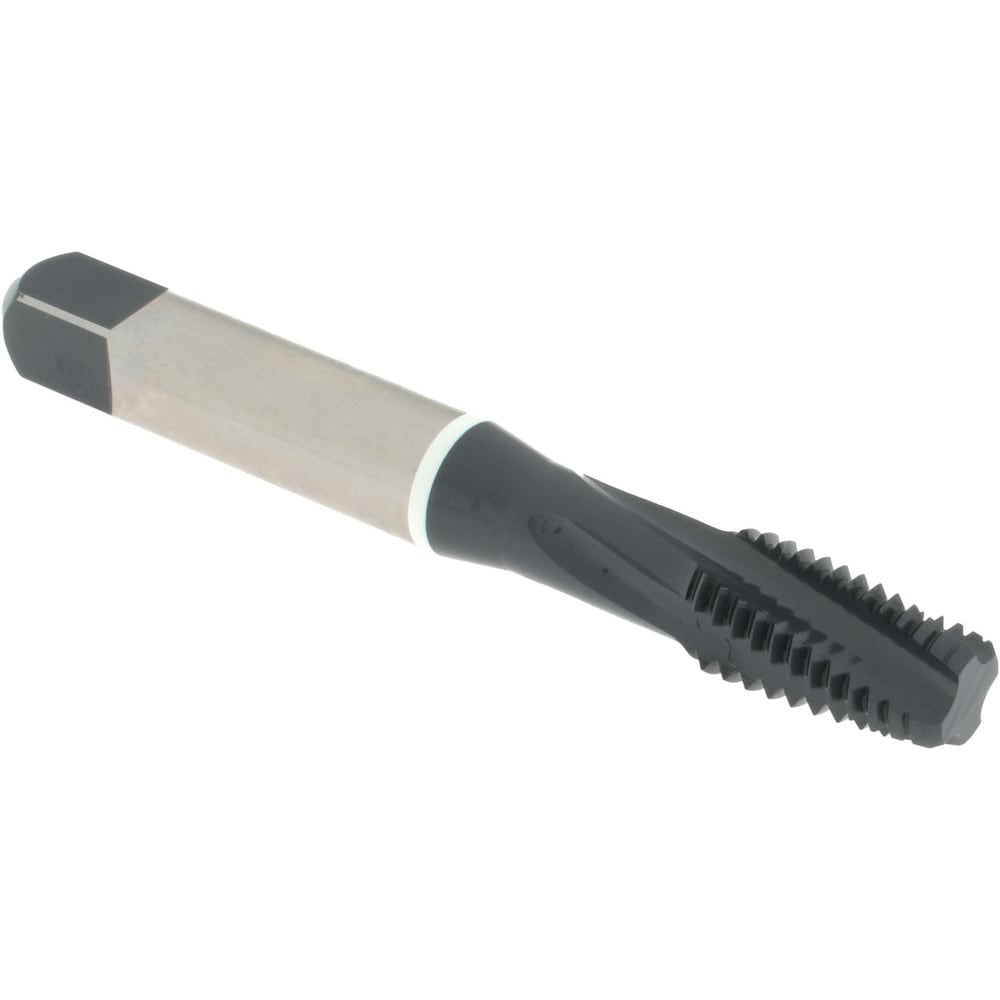 Accupro T4687424 Spiral Flute Tap: M10 x 1.50, 4 Flute, Modified Bottoming, Vanadium High Speed Steel, Nitride Finish 