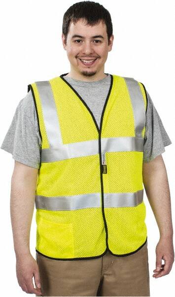 Occunomix LUX-SSFGCFR-YL High Visibility Vest: Large 