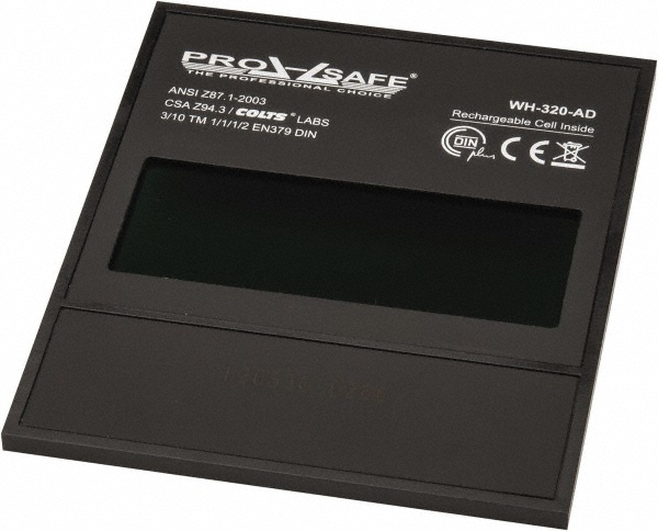 4.6" Wide x 5.35" High, Auto-Darkening Lens - 0.47" Thick, Clear