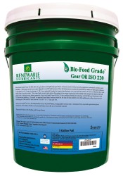 5 Gal Pail, Mineral Gear Oil - 10&deg;F to 250&deg;F, 166 St Viscosity at 40&deg;C, 24.1 St Viscosity at 100&deg;C, ISO 220