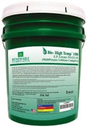 Renewable Lubricants 87614 Extreme Pressure Grease: 35 lb Pail, Biobased Lithium & High Oleric Base Stock 