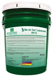 Renewable Lubricants 83114 5 Gal Pail, ISO 32, Air Tool Oil 