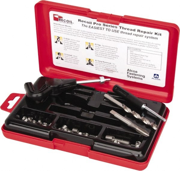 Recoil 33046 Thread Repair Kit: Free-Running & Screw-Locking 