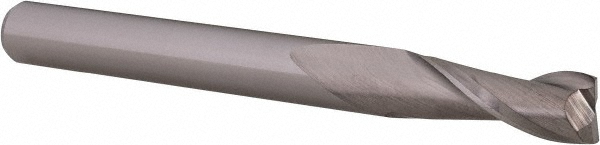 14799521 Corner Radius End Mill: 1/4" Dia, 3/4" LOC, 0.0150" Radius, 2 Flute, Solid Carbide  