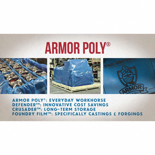 Armor Protective Packaging 6" Wide 4 mil VCI Reclosable Poly Bag