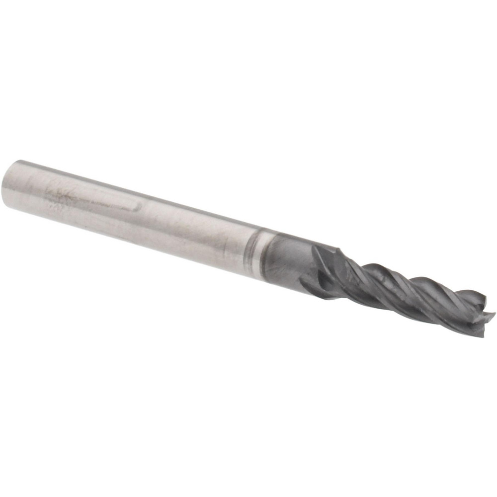 Accupro 4461562SQC15 Square End Mill: 5/32 Dia, 1/2 LOC, 3/16 Shank Dia, 2 OAL, 4 Flutes, Solid Carbide Image