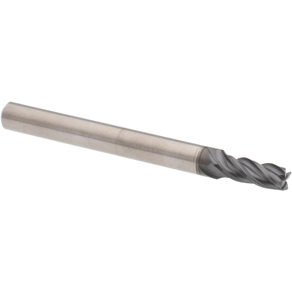 Accupro 446S1562SQC15 Square End Mill: 5/32 Dia, 3/8 LOC, 3/16 Shank Dia, 2 OAL, 4 Flutes, Solid Carbide Image
