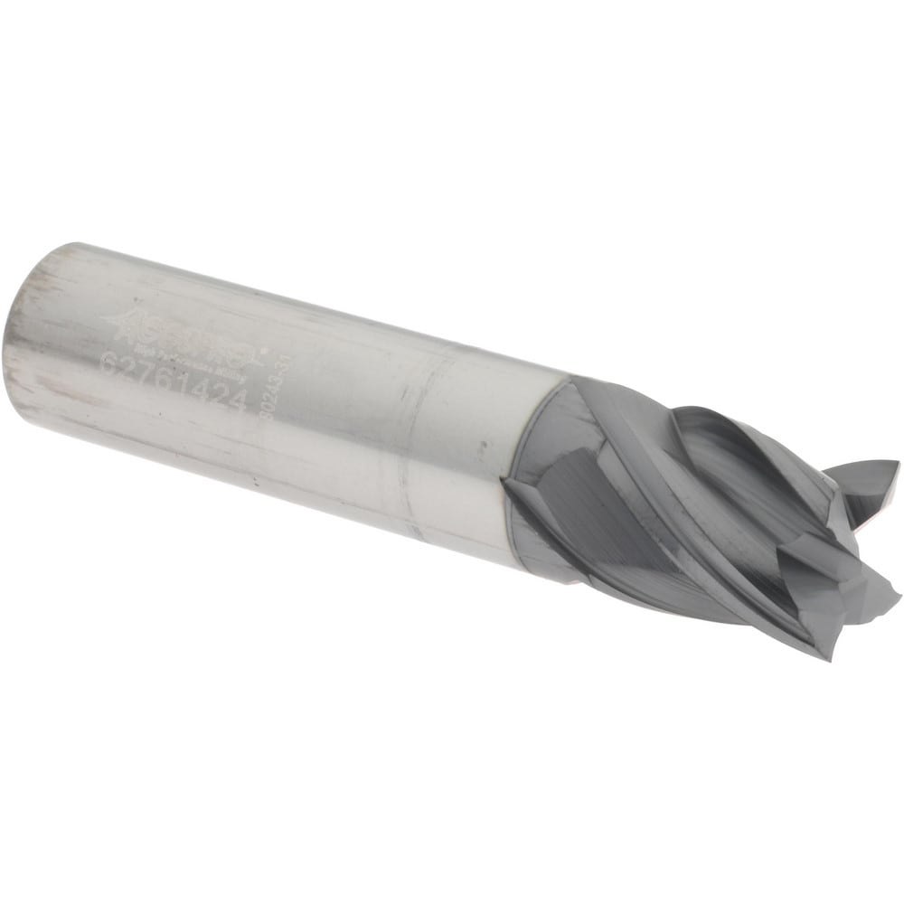 Accupro 446S6250SQC15 Square End Mill: 5/8 Dia, 3/4 LOC, 5/8 Shank Dia, 3 OAL, 4 Flutes, Solid Carbide Image