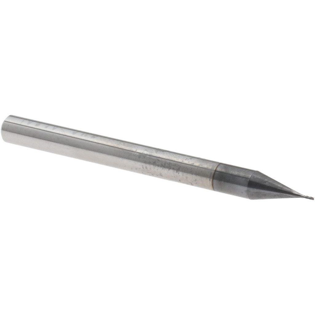 14796938 Square End Mill: 0.014" Dia, 0.042" LOC, 4 Flutes, Solid Carbide  