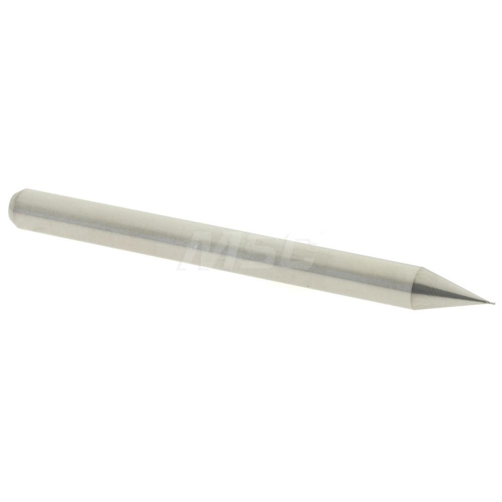12277017 Square End Mill: 0.008" Dia, 0.012" LOC, 4 Flutes, Solid Carbide  