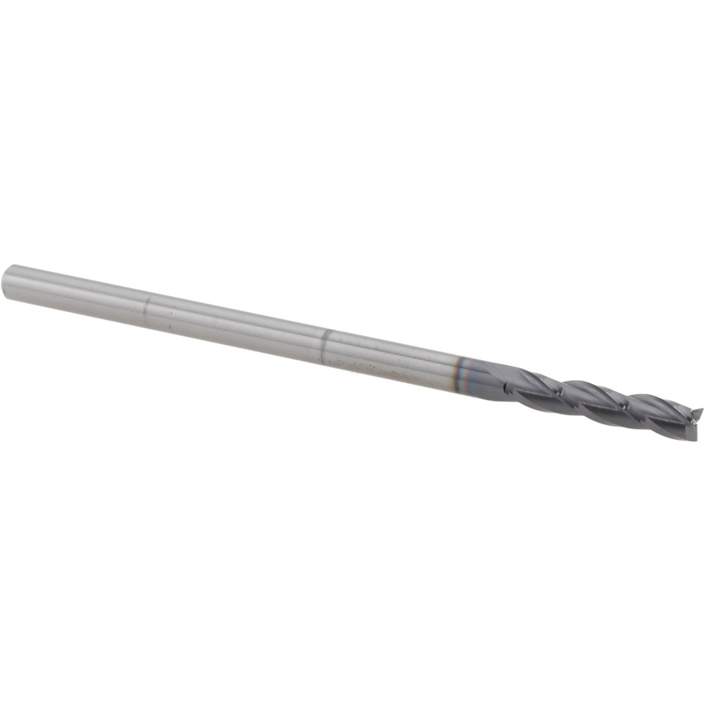 14883422 Square End Mill: 1/8" Dia, 5/8" LOC, 3 Flutes, Solid Carbide  