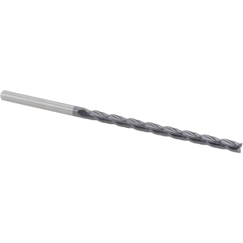 14883423 Square End Mill: 1/8" Dia, 1-7/8" LOC, 3 Flutes, Solid Carbide  